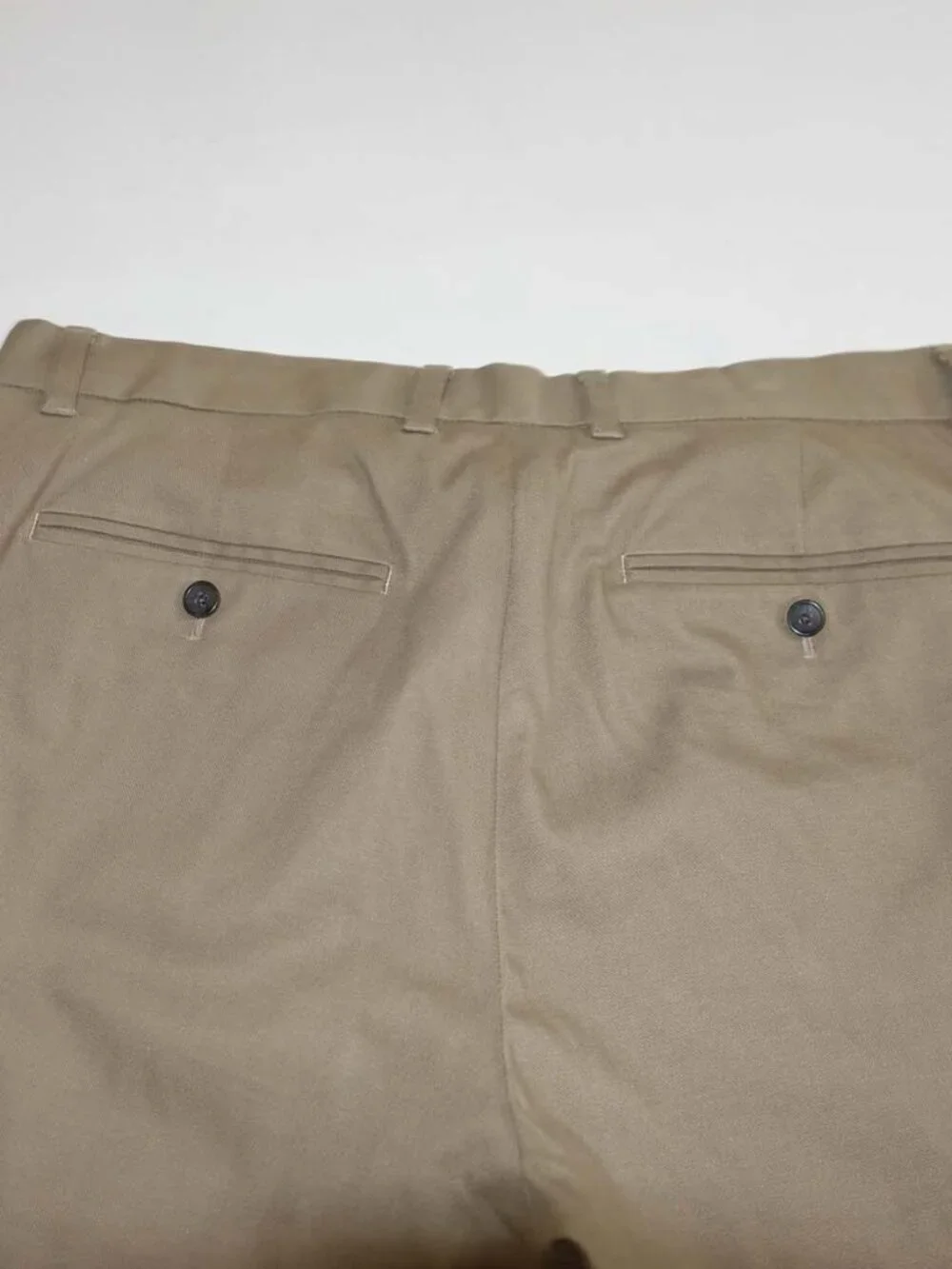 Banana Republic Men's Aiden Slim Fit Chino Pants 35 x 32 Beige Dress Khaki